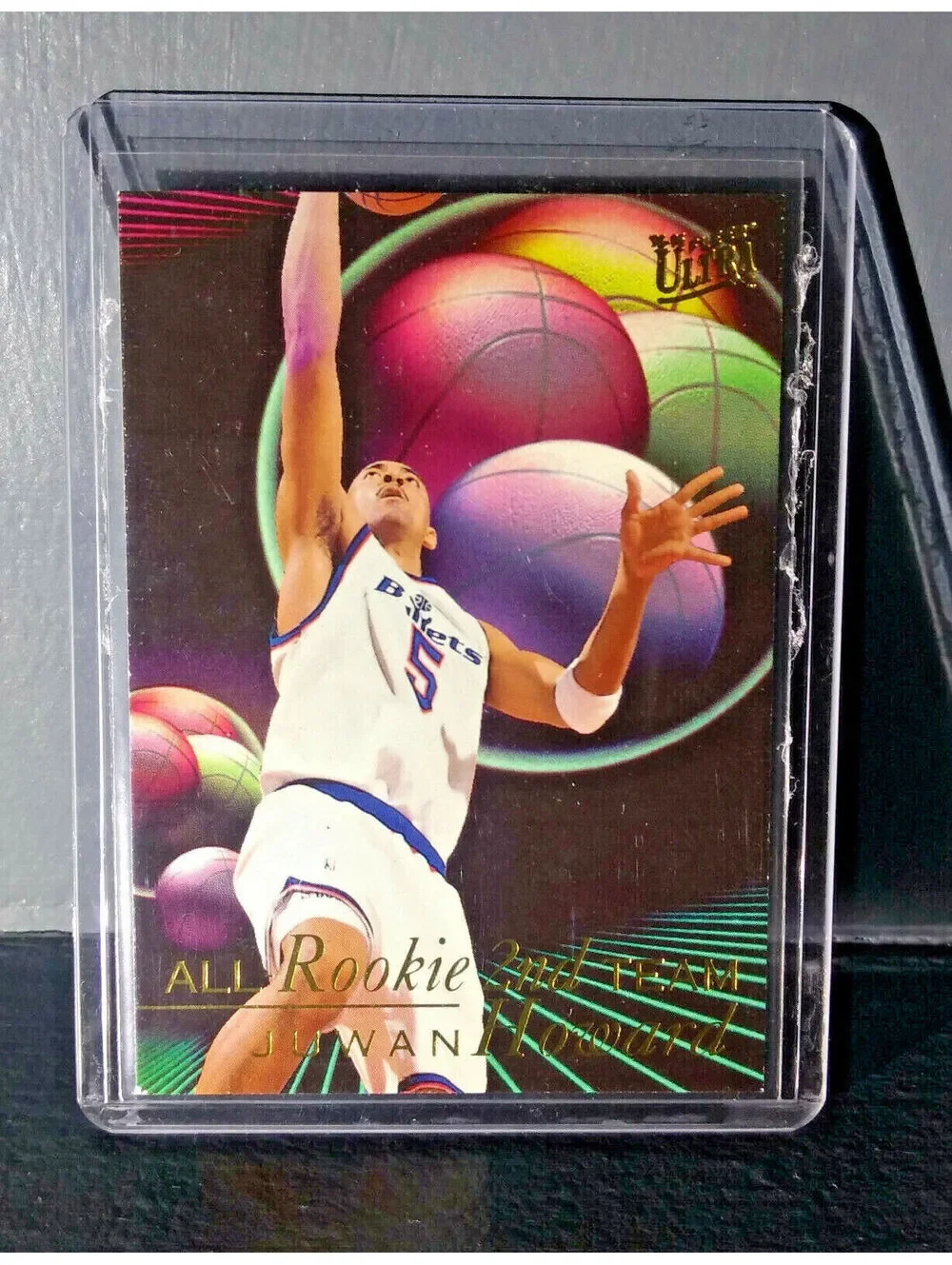 1995-96 Juwan Howard Fleer Ultra All-Rookie Team #6 Basketball Card
